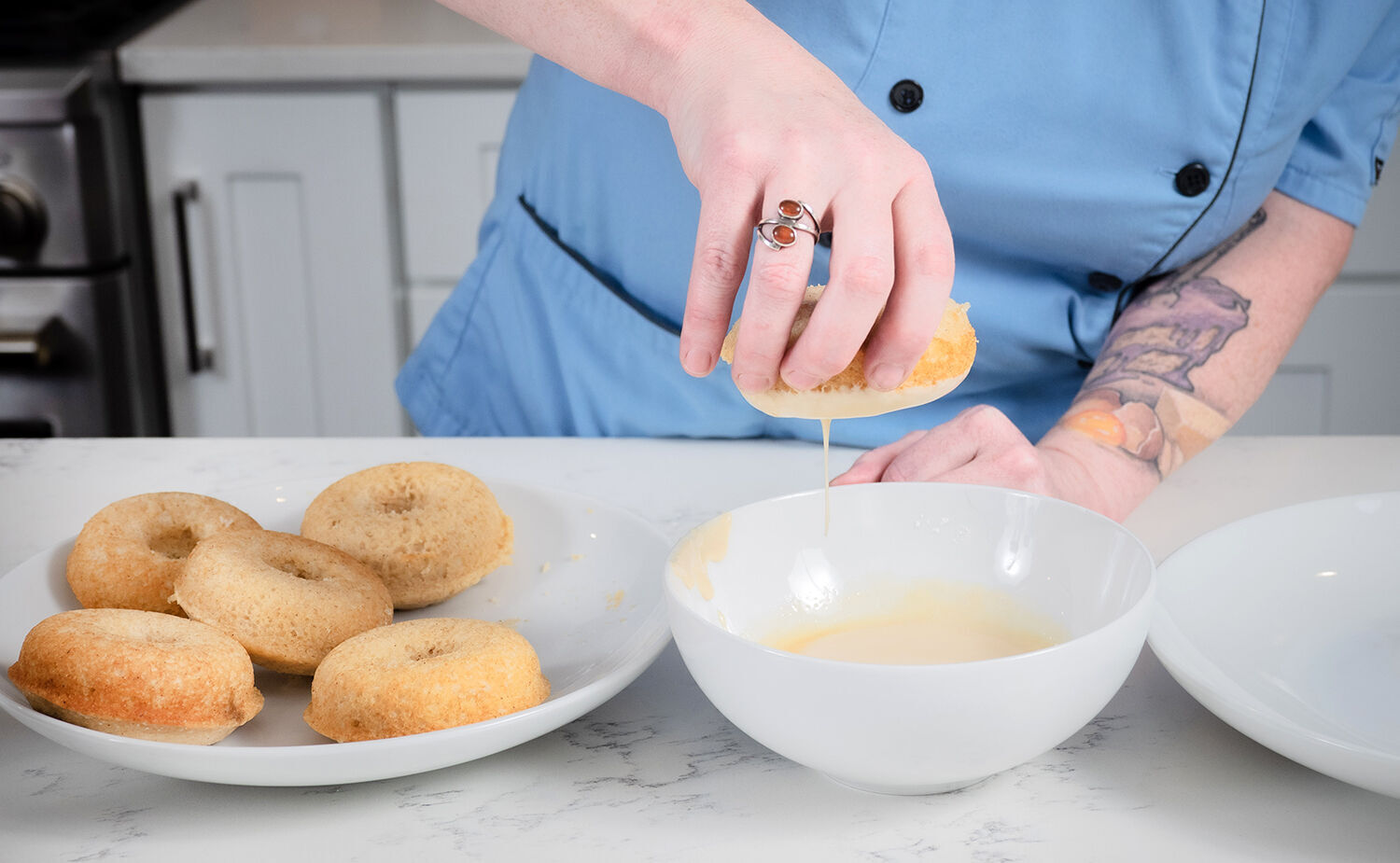 Maple bacon donut dip